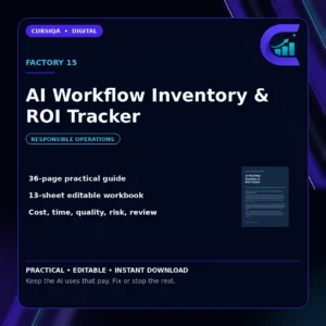 AI Workflow Inventory & ROI Tracker — which AI tasks to automate