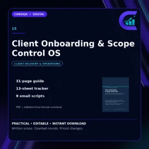 Client Onboarding & Scope Control OS — onboard a new client