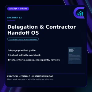 Delegation & Contractor Handoff OS — delegate work