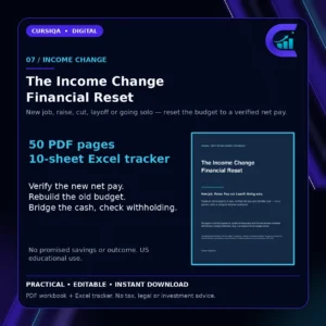 The Income Change Financial Reset — budget after a pay change