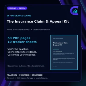 The Insurance Claim & Appeal Kit — appeal a denied insurance claim