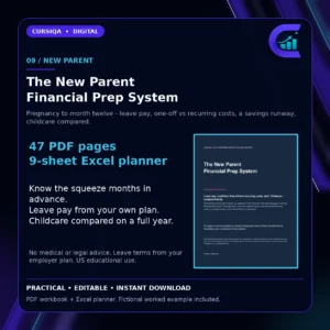 The New Parent Financial Prep System — budget for a new baby